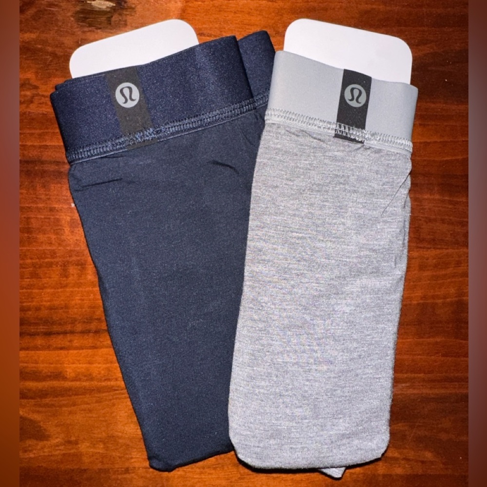 Lululemon Men's Always in Motion Briefs with Fly - Navy and Gray - Never Worn